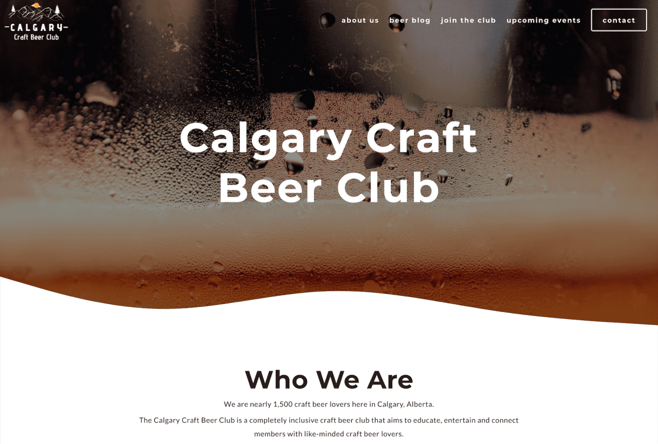 Calgary Craft Beer Club Hero Section